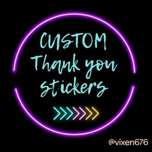 CUSTOM THANK YOU STICKERS LABELS